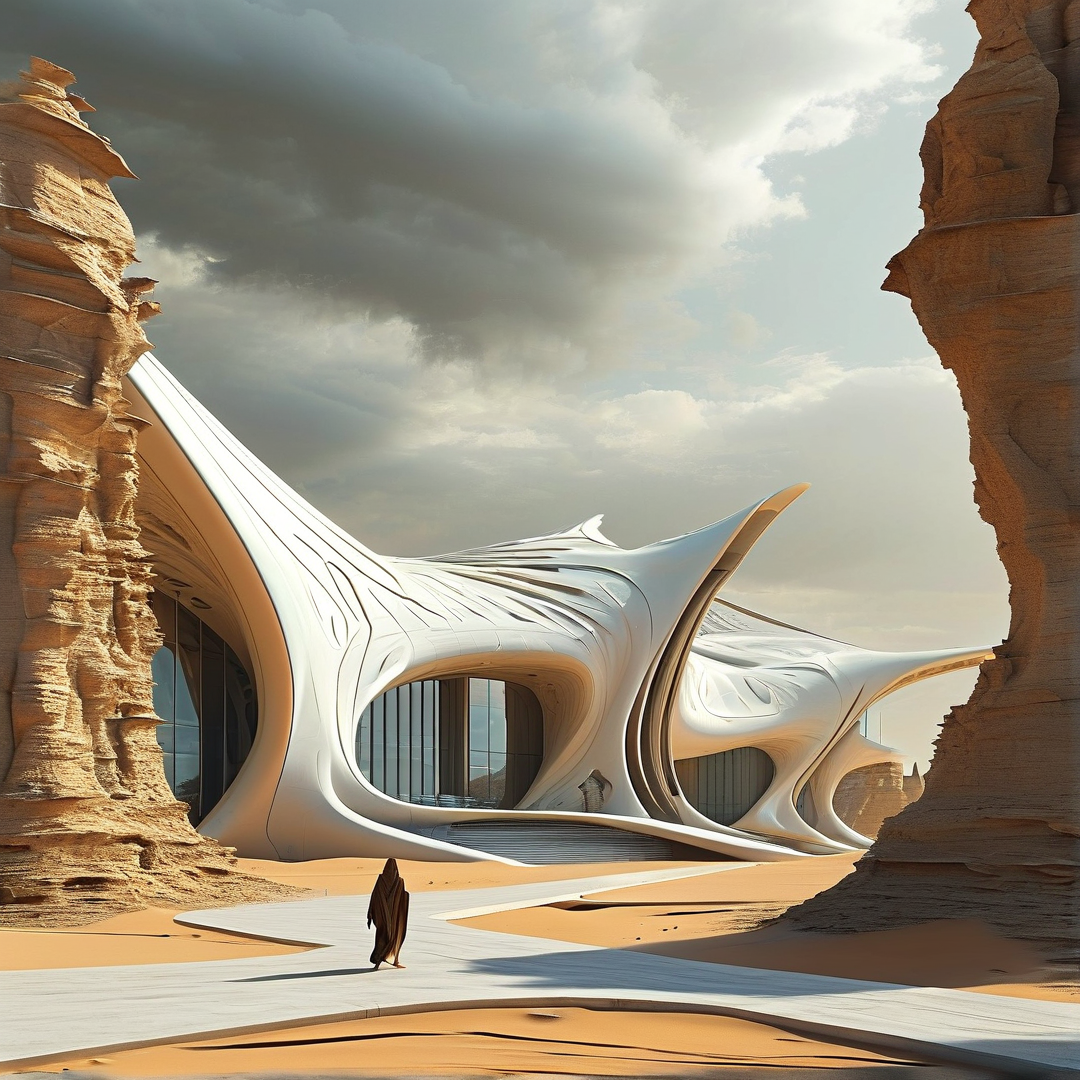 Futuristic Desert Architecture