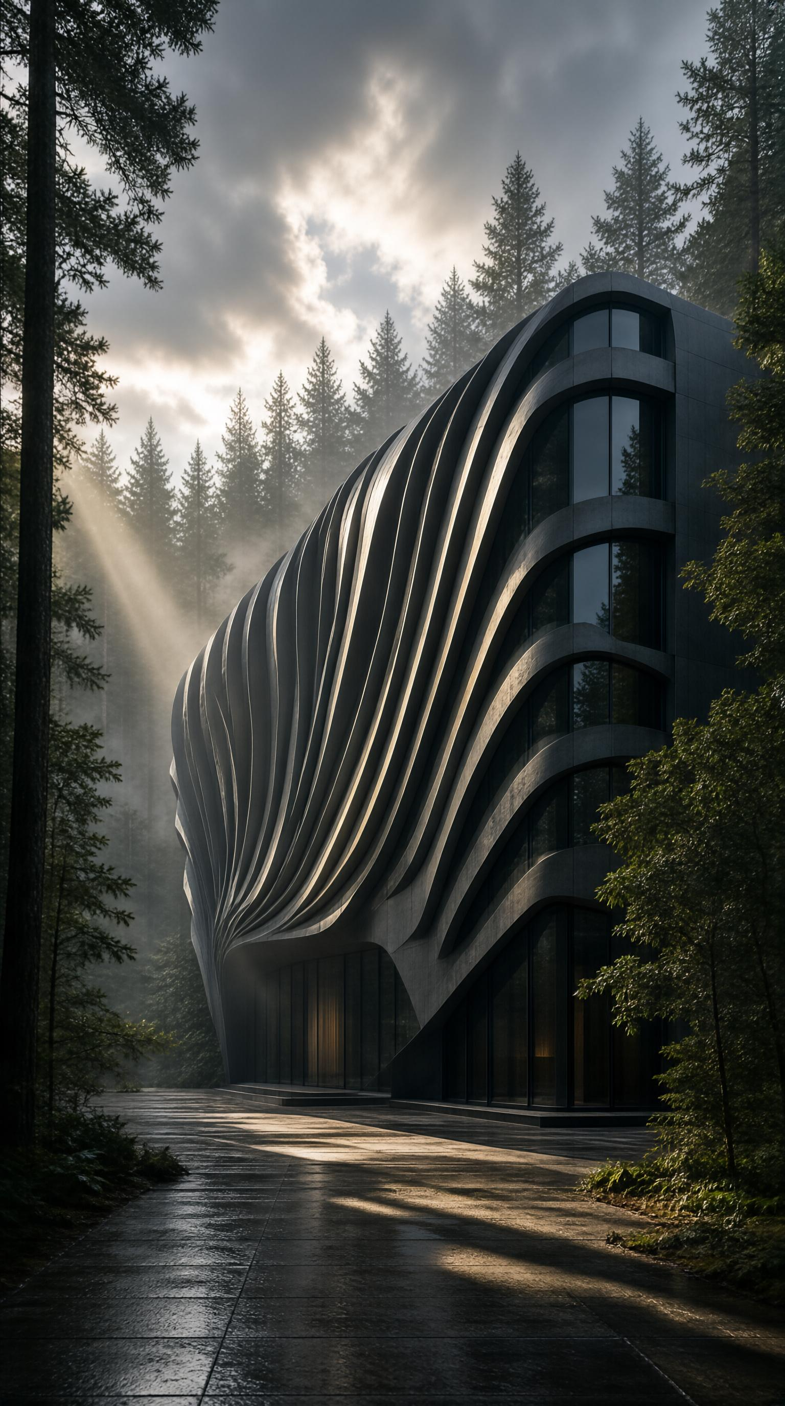 Modern Forest Building
