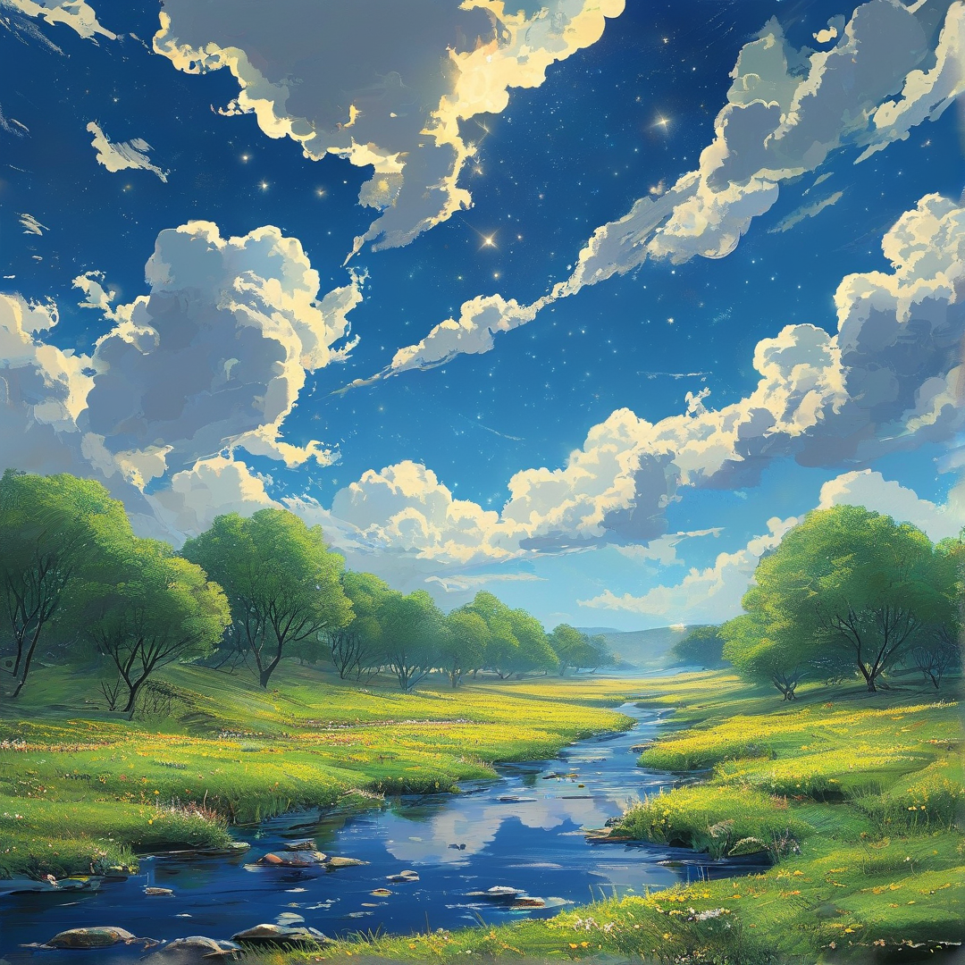 Misty Autumn Trail Landscape