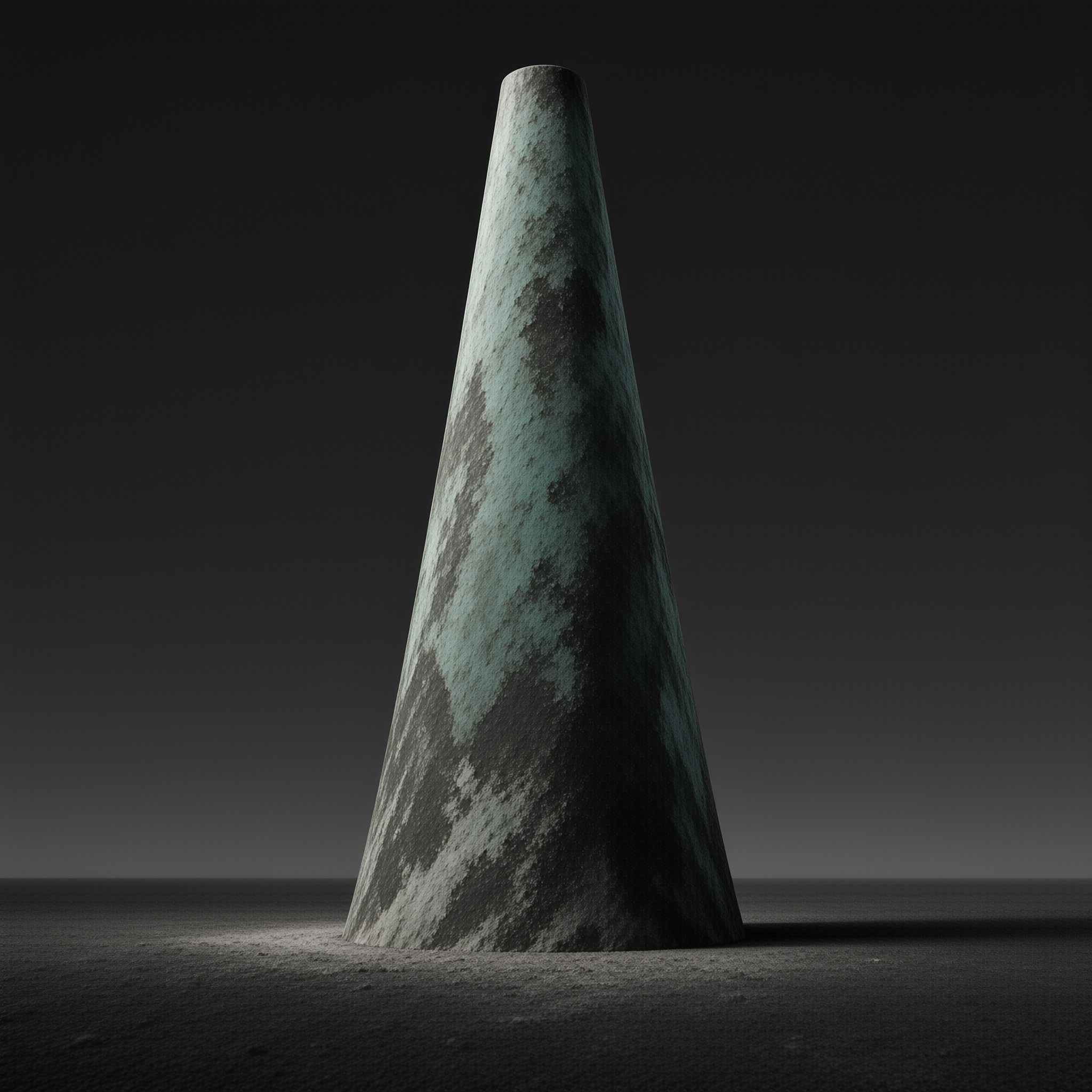 Weathered Conical Object