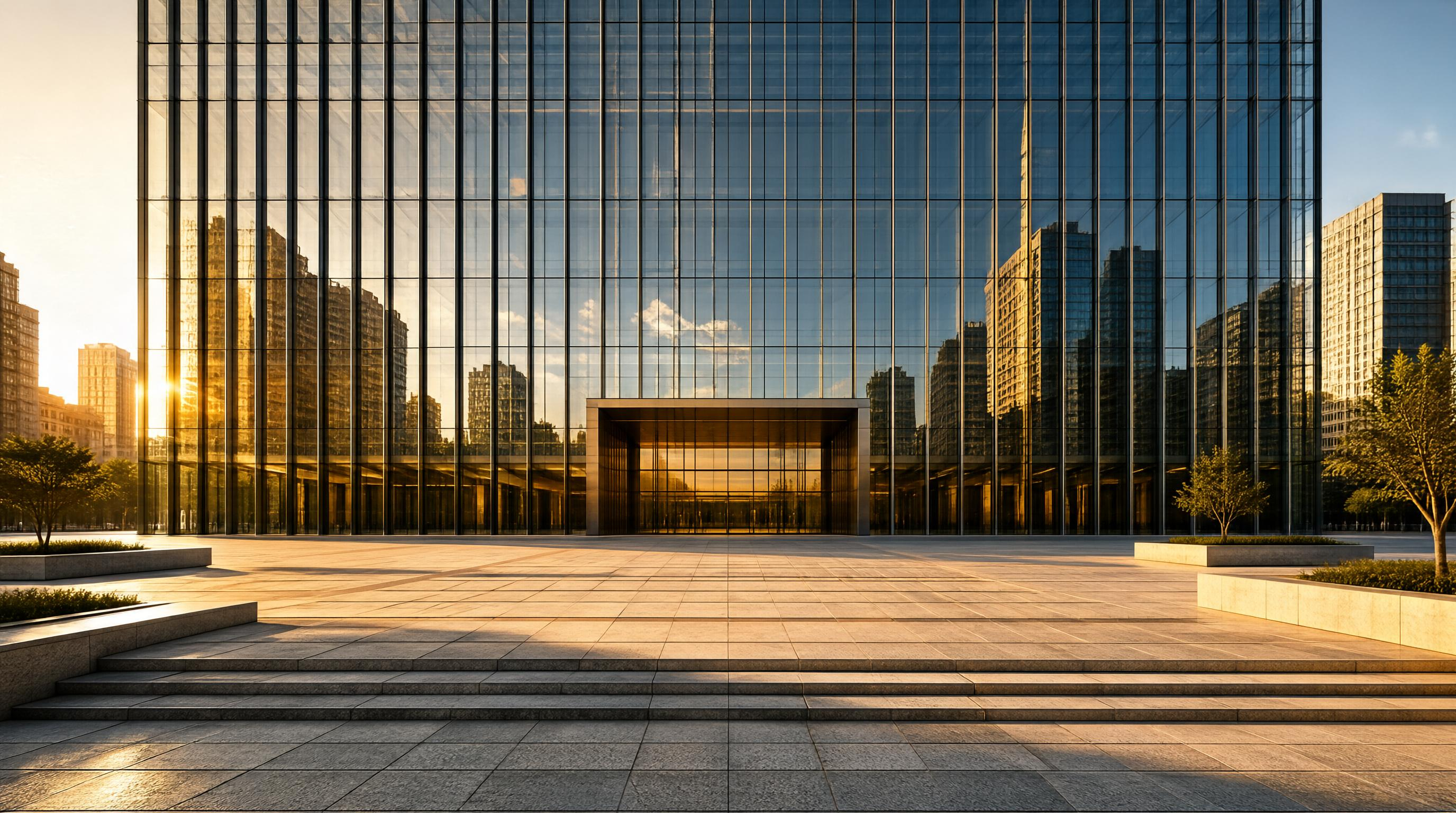 Modern Glass Facade