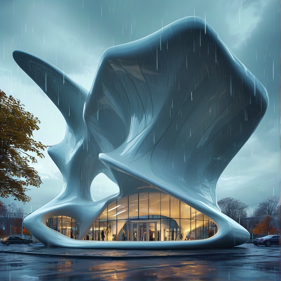Fluid Silver Architecture