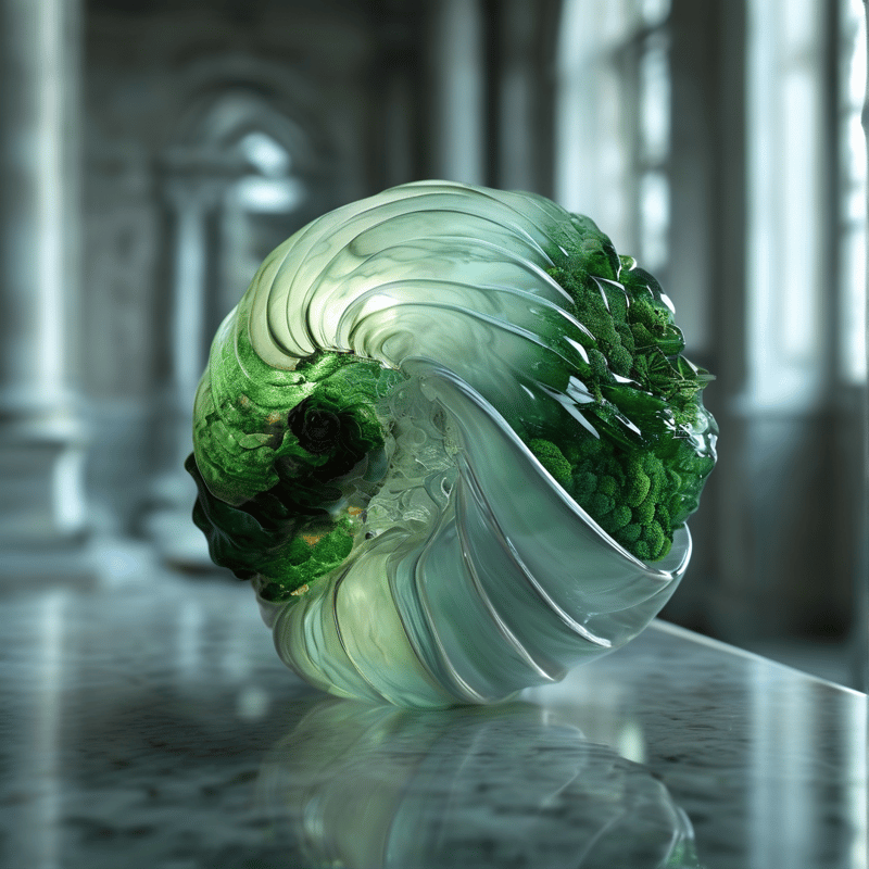 Translucent Green Sphere