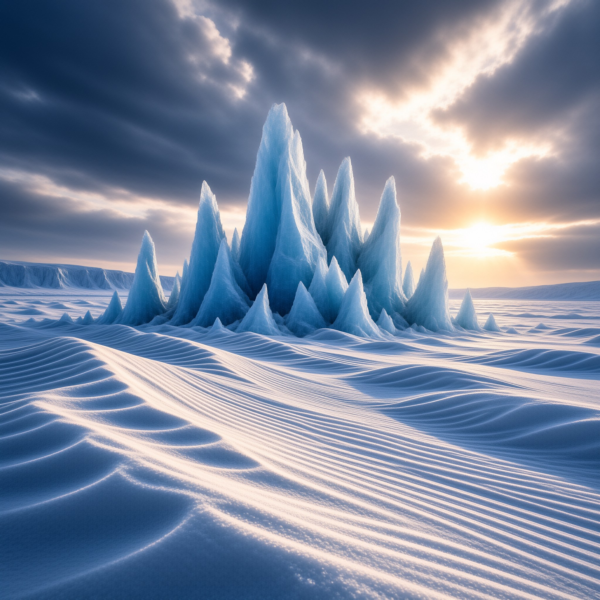 Majestic Ice Spires