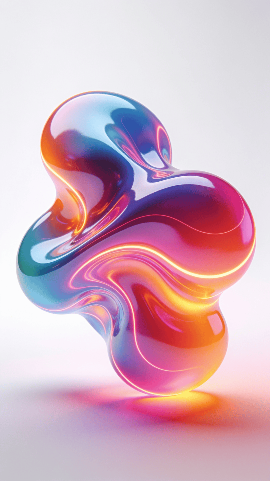 Neon Fluid Blob