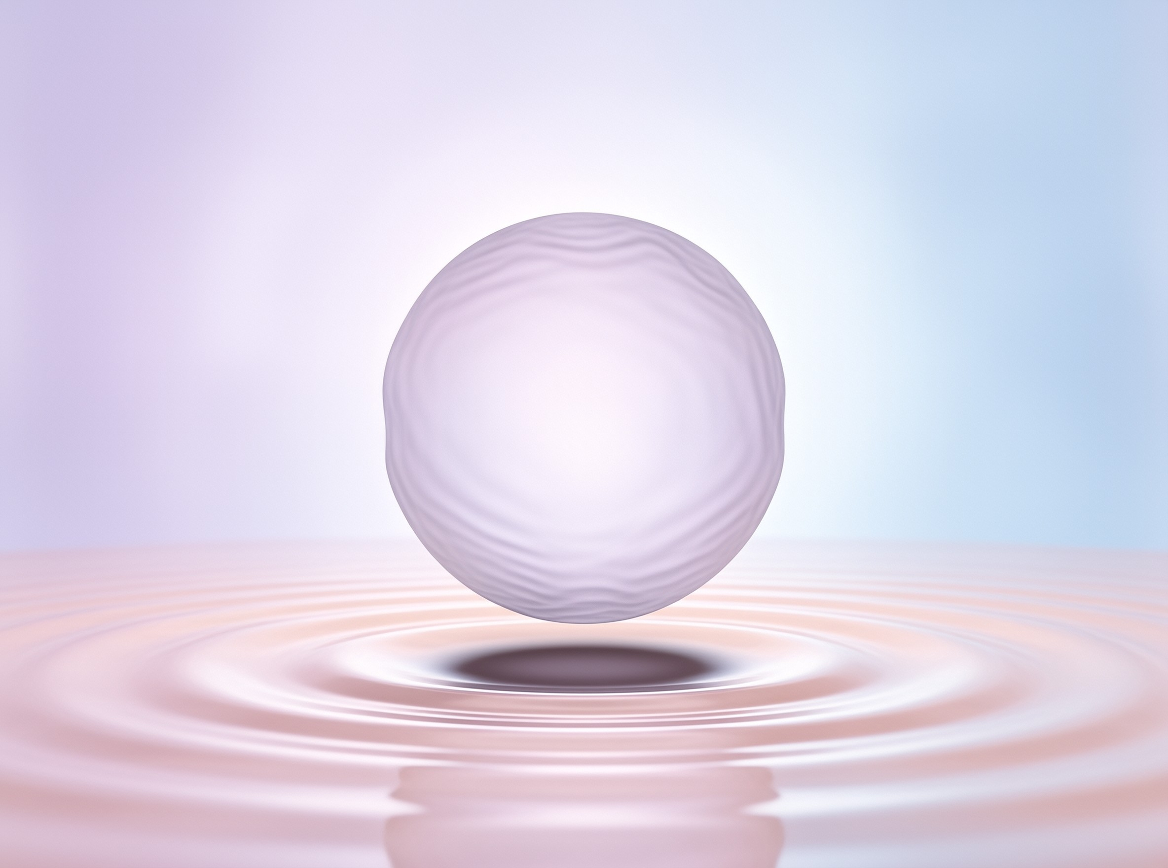 Floating Purple Sphere