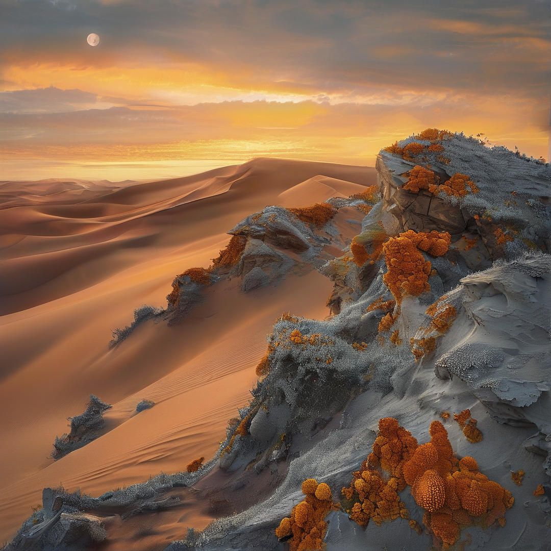 Desert Sunset Landscape