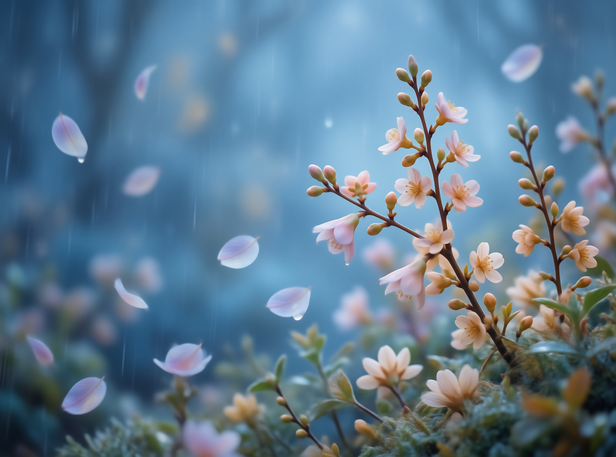 Rainy Blossoms