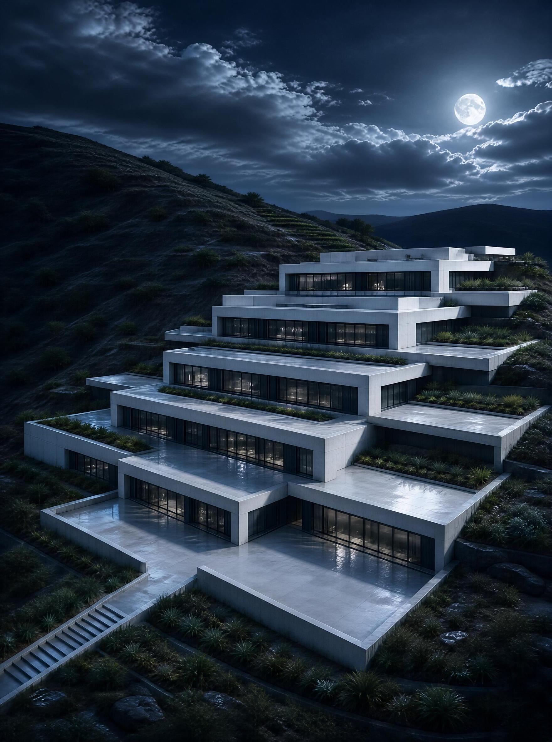 Modern Hillside Architecture