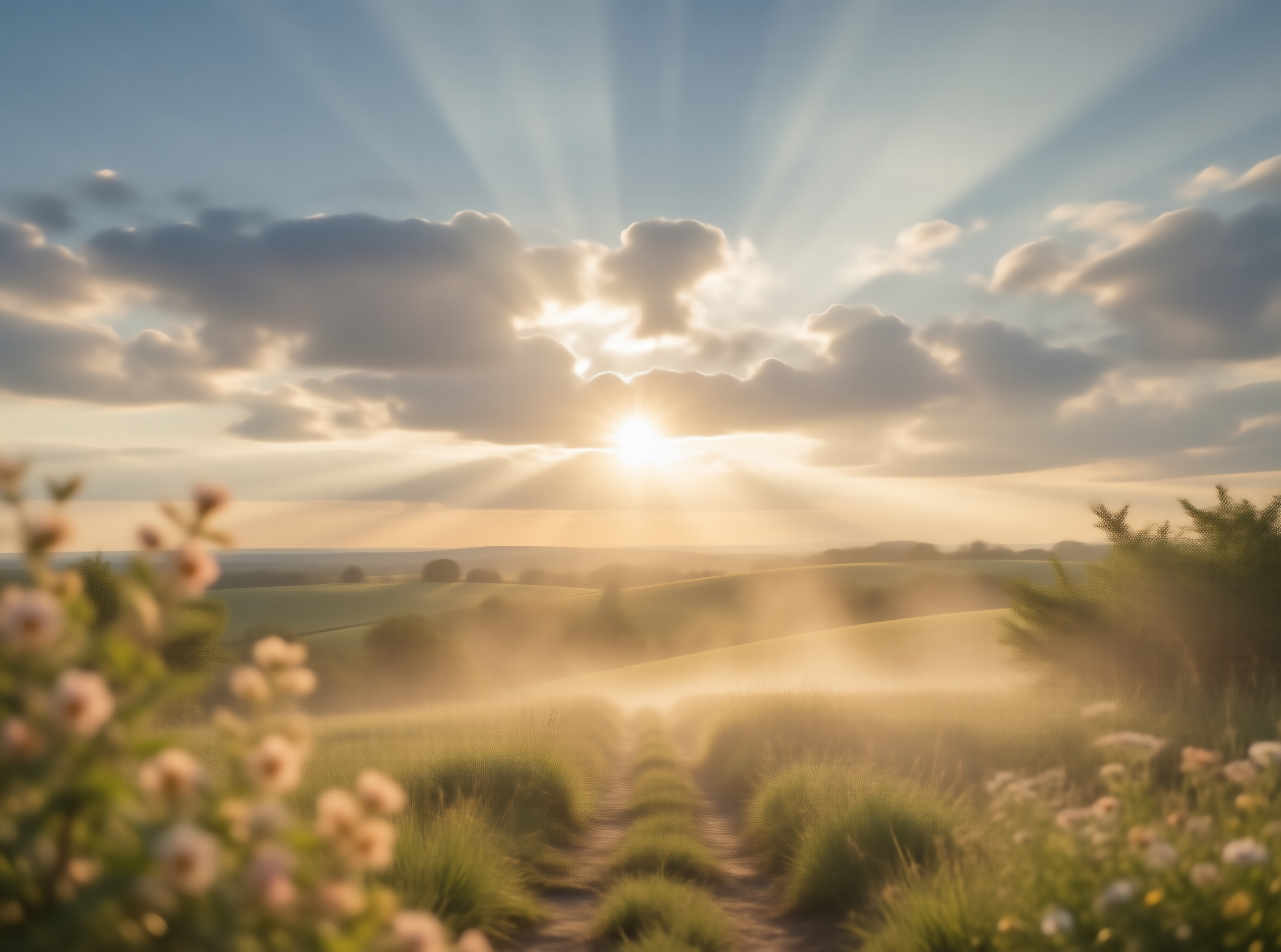 Path to the Golden Sunrise