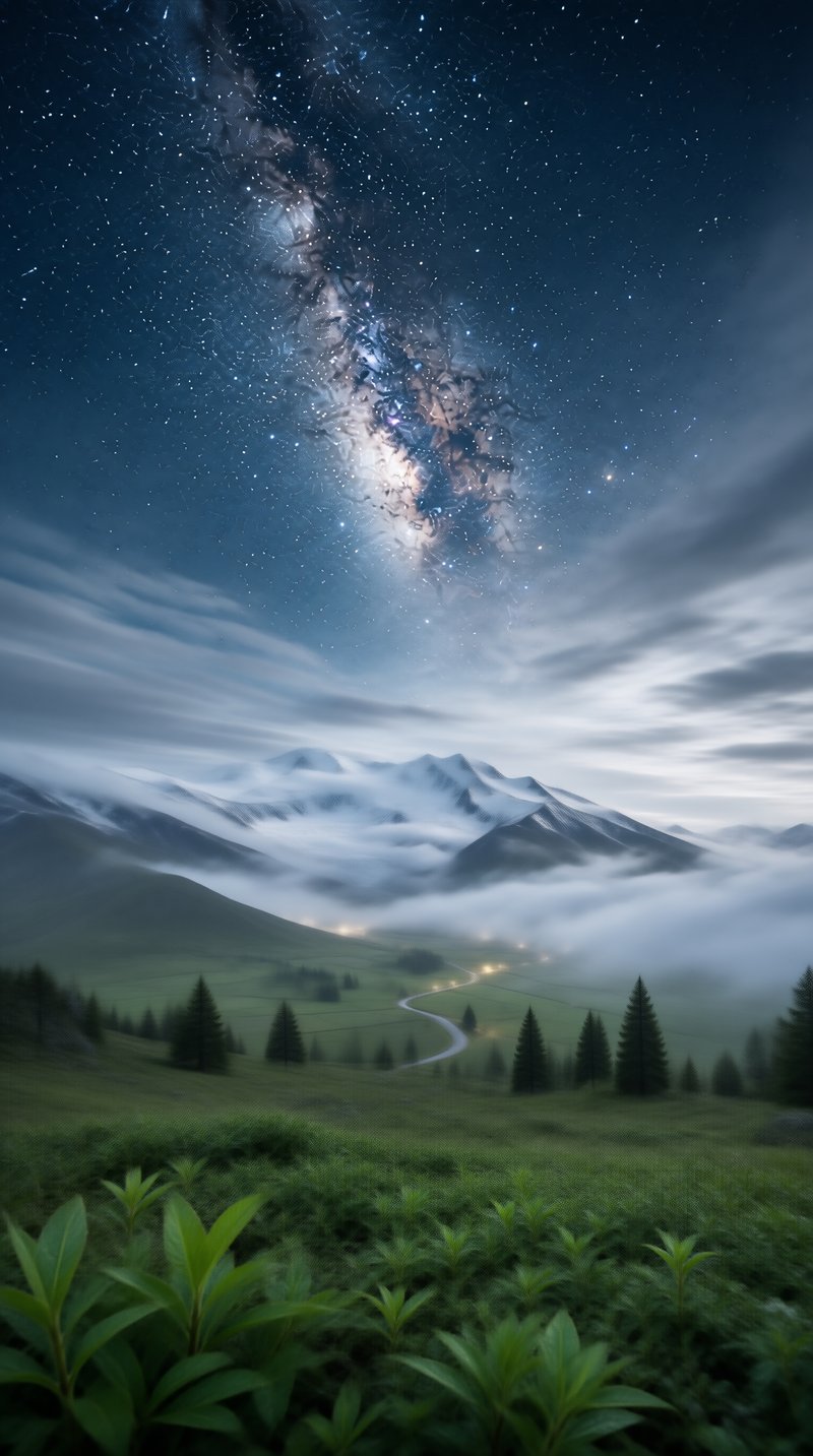 Milky Way Mountain View