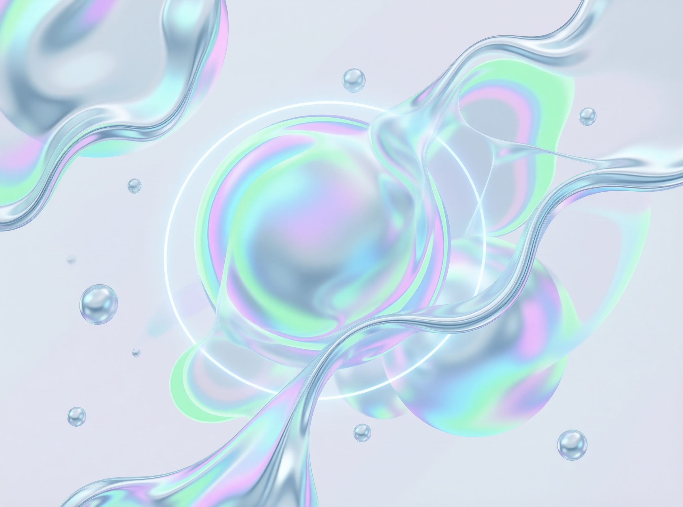 Abstract Liquid Flow 3D