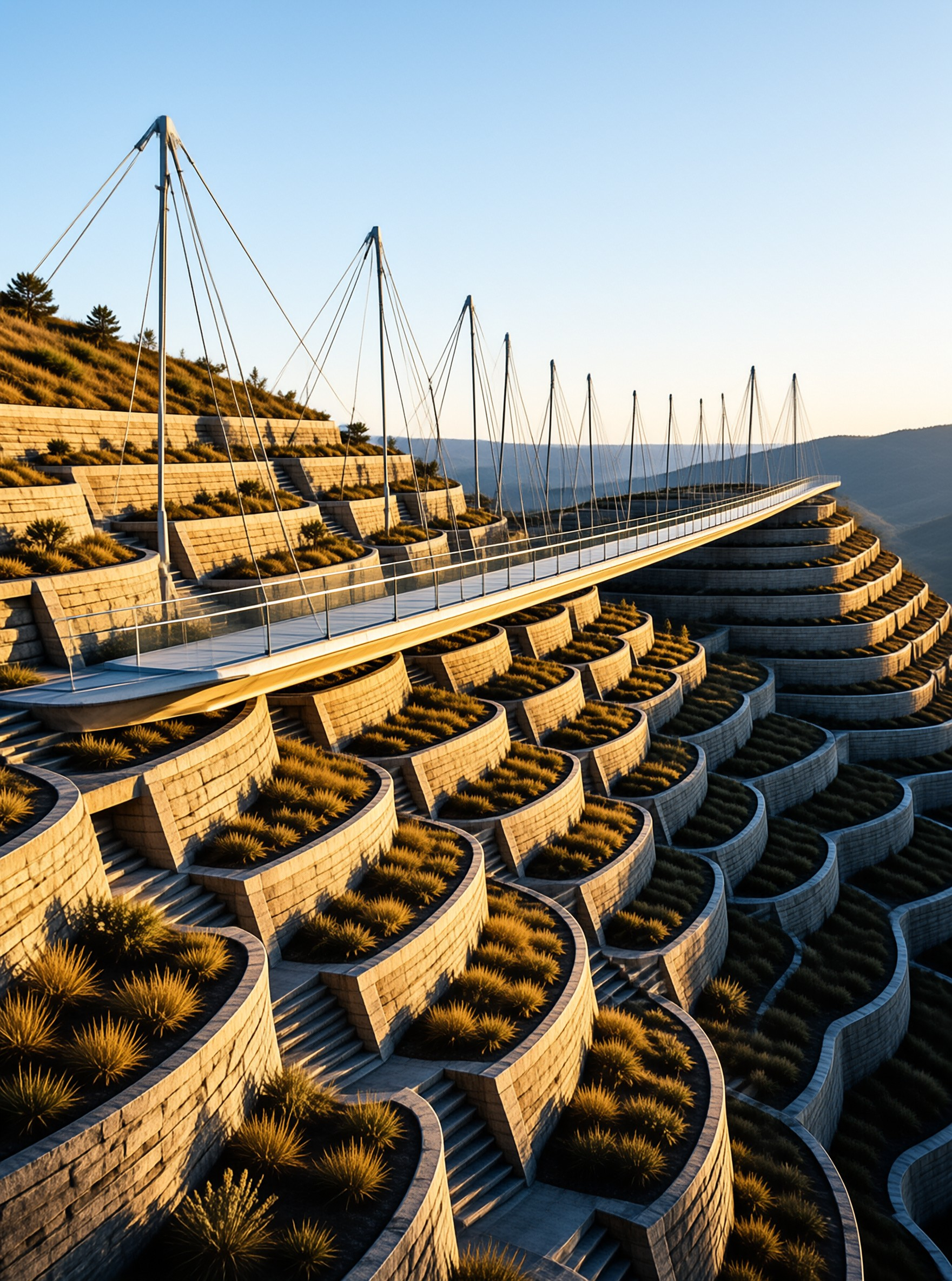 Modern Hillside Terraces