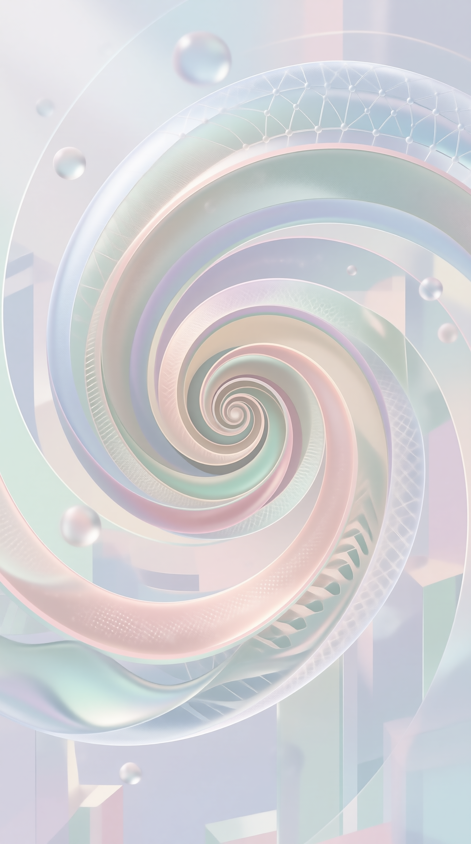 Pastel Abstract Spiral