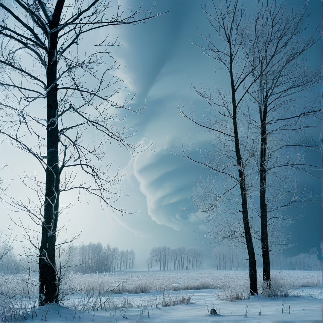 Winter Sky Roll Cloud