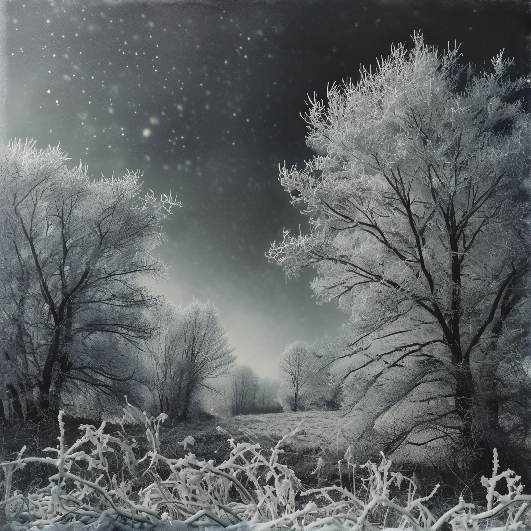 Frozen Forest Landscape