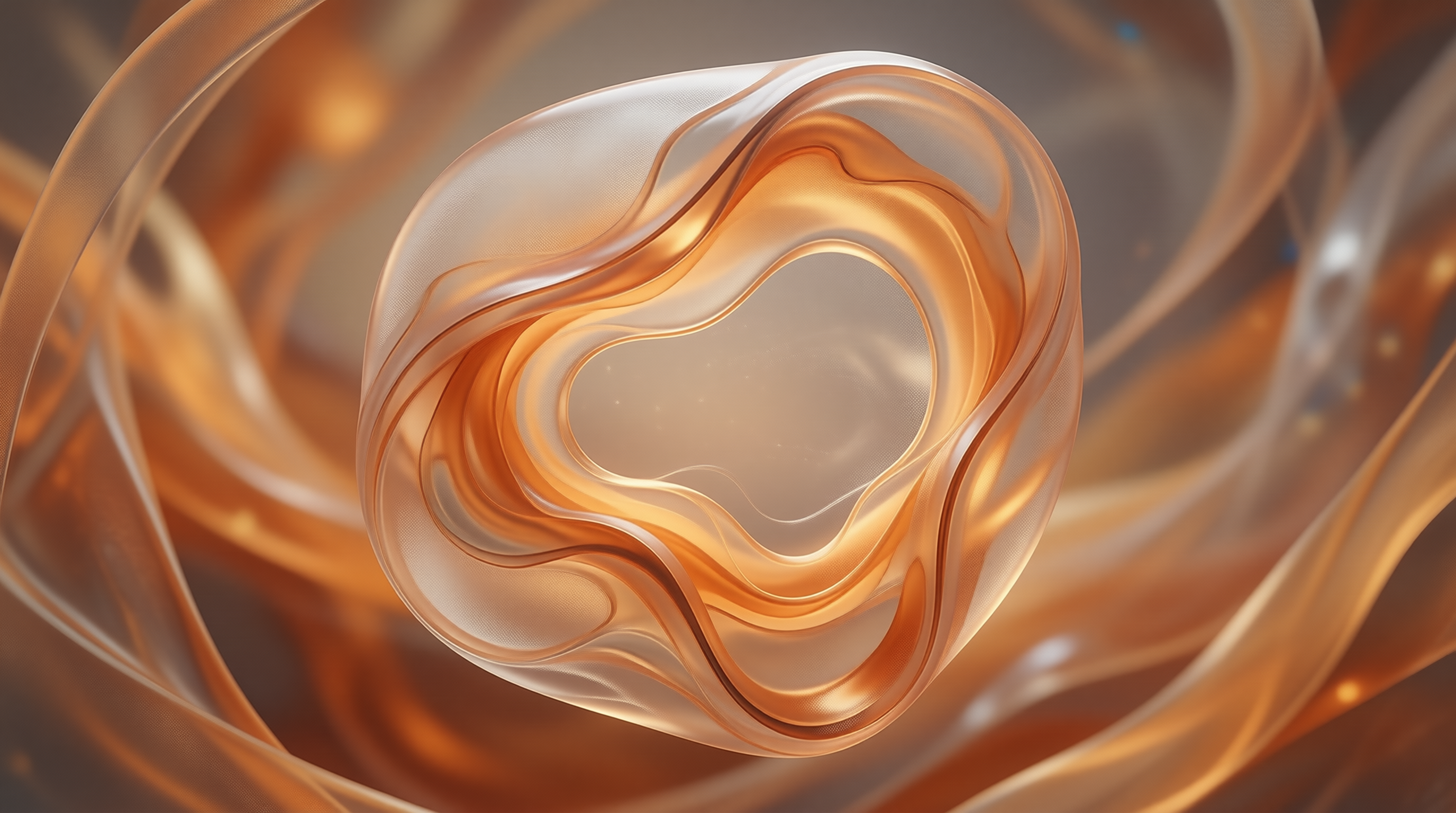 Amber Liquid Flow