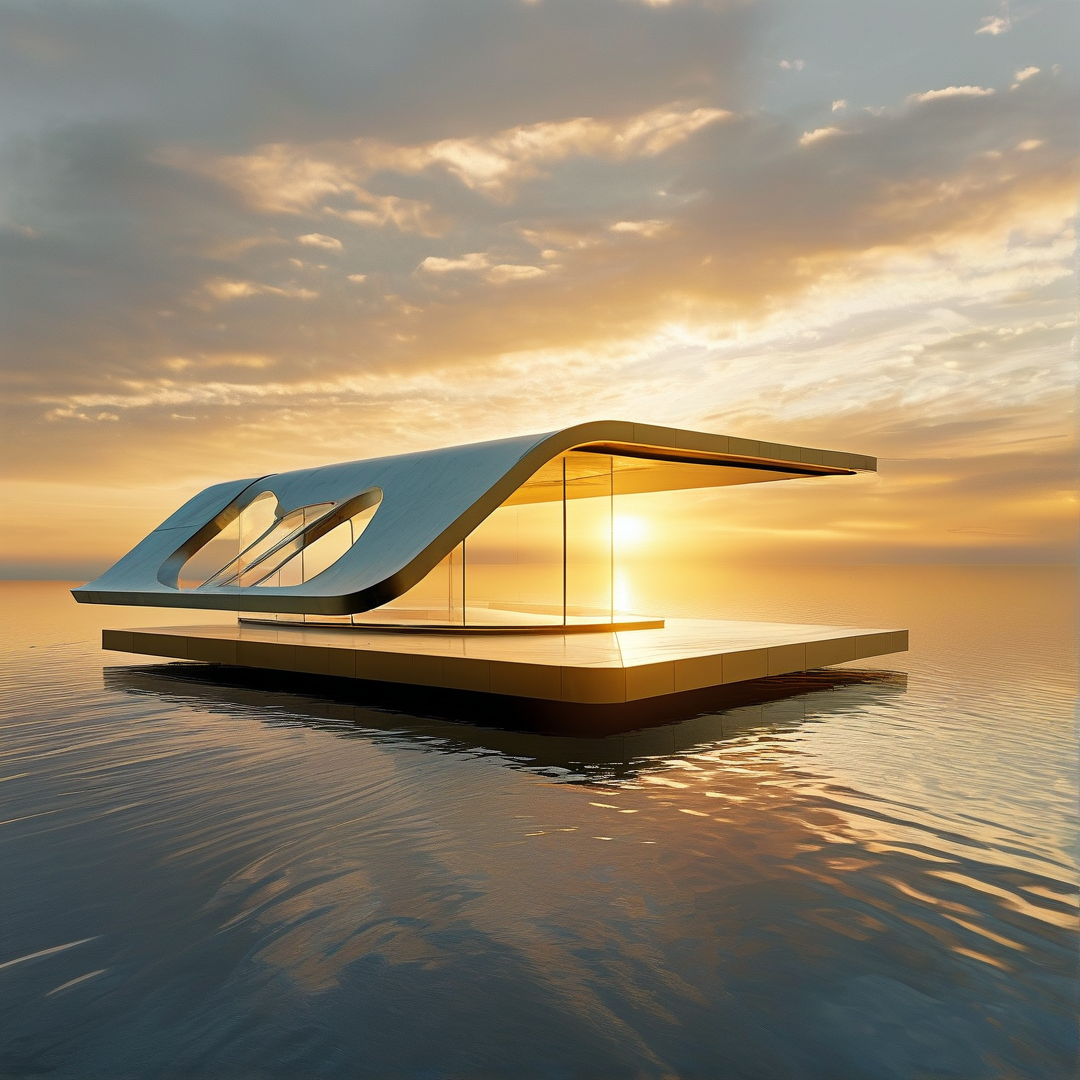 Futuristic Floating Pavilion