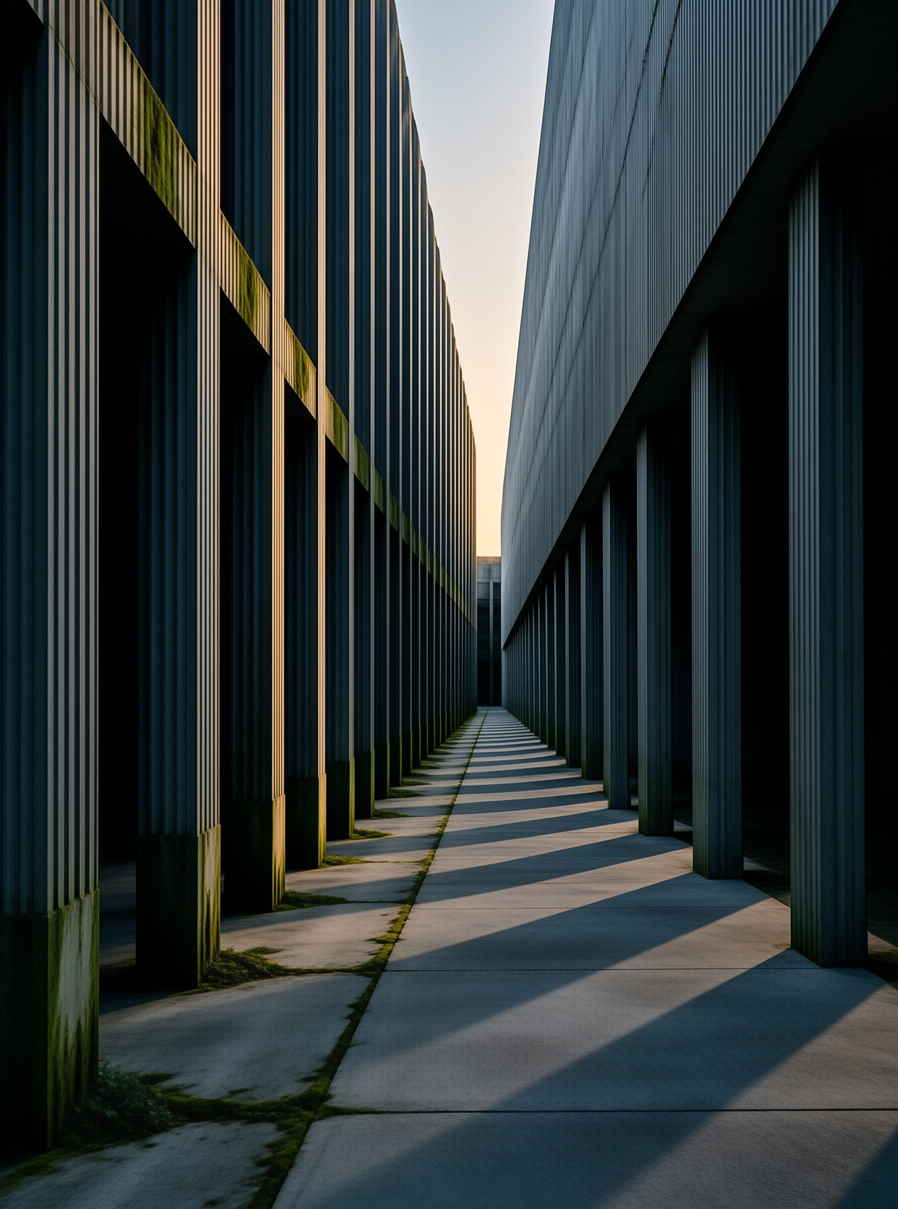 Modern Architectural Alleyway