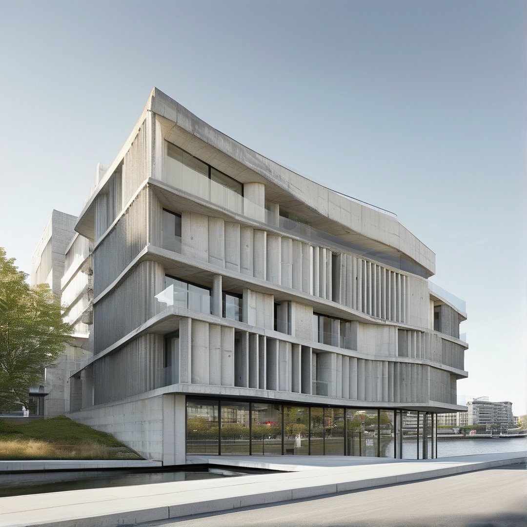 Modern Concrete Building