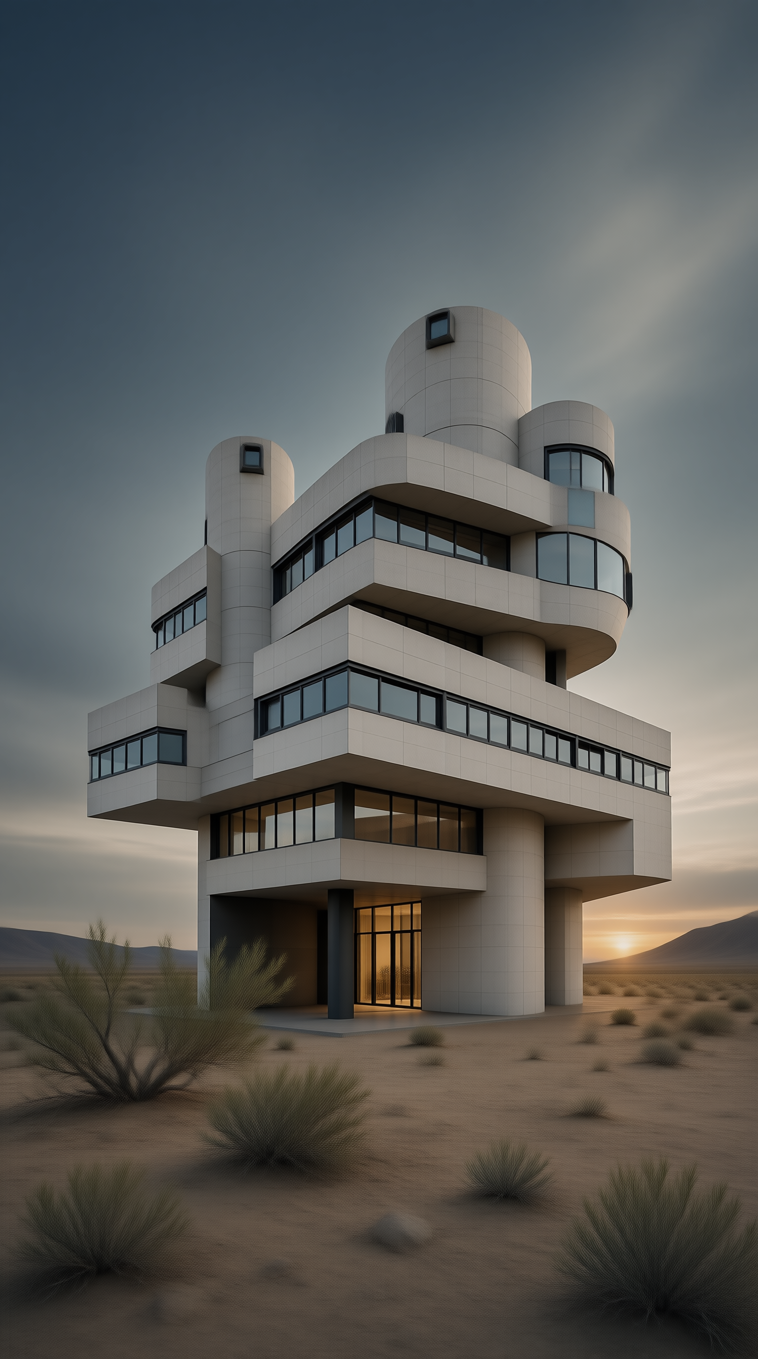 Futuristic Desert Villa