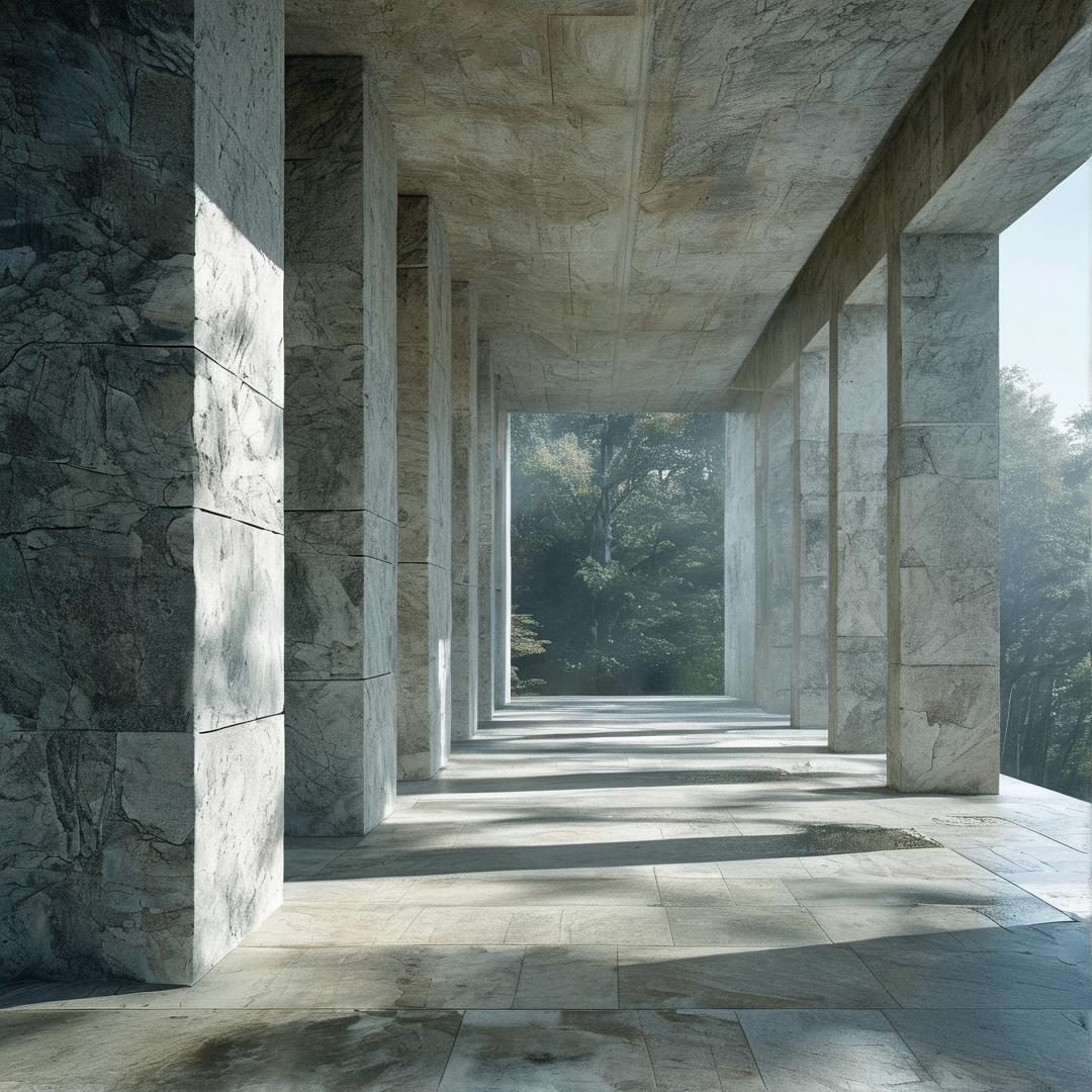 Concrete Corridor to Forest