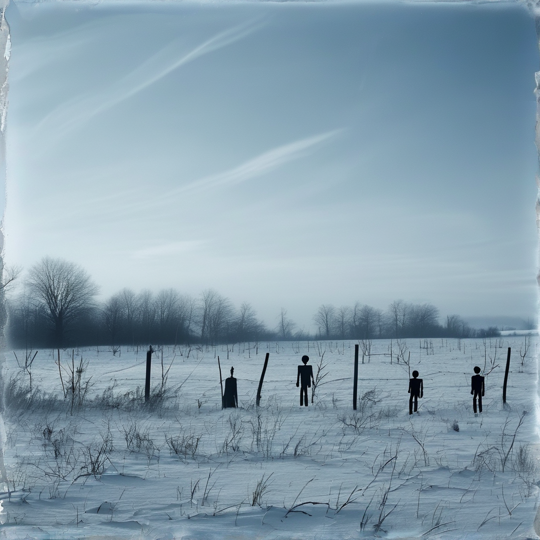 Silhouettes in the Snow