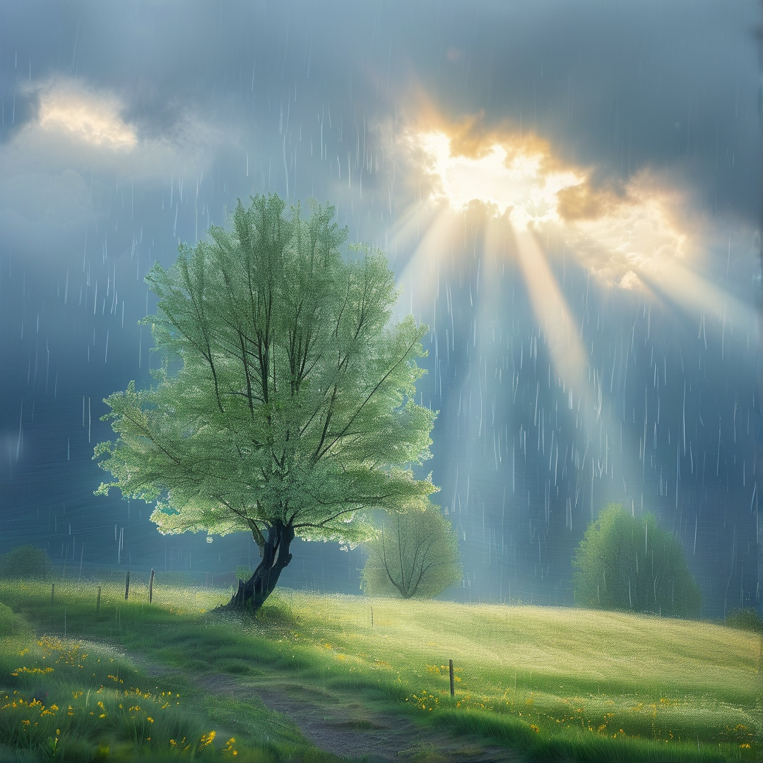 Sunlight Through Rain