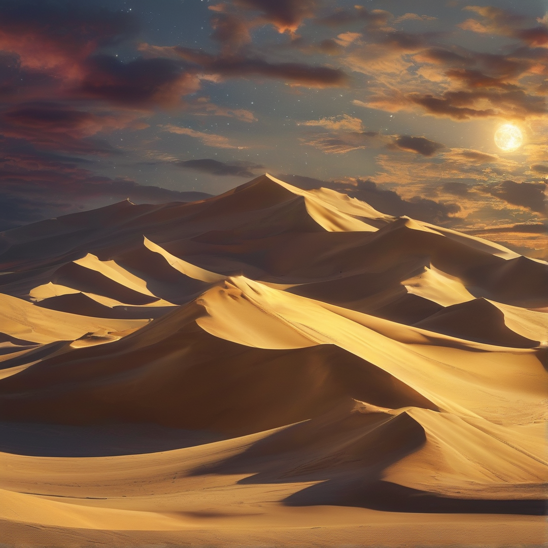 Golden Sunset Dunes