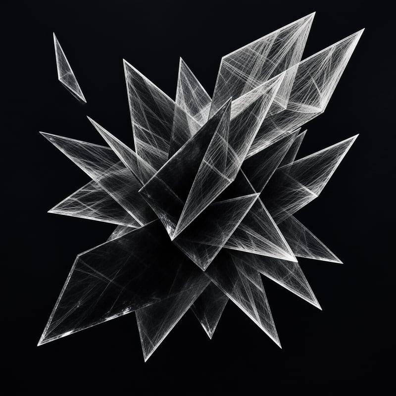Abstract Geometric Shards