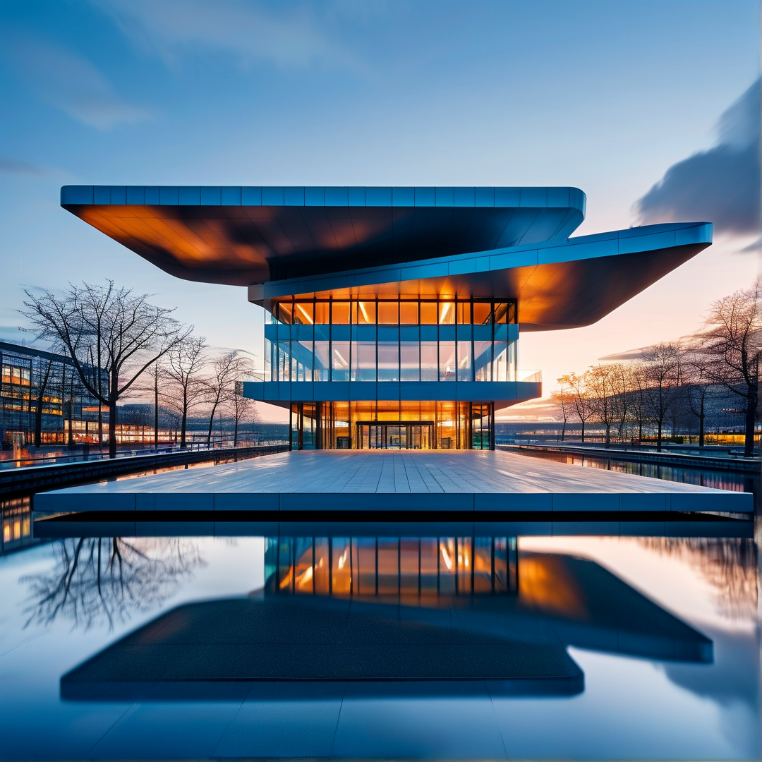Modern Futuristic Building