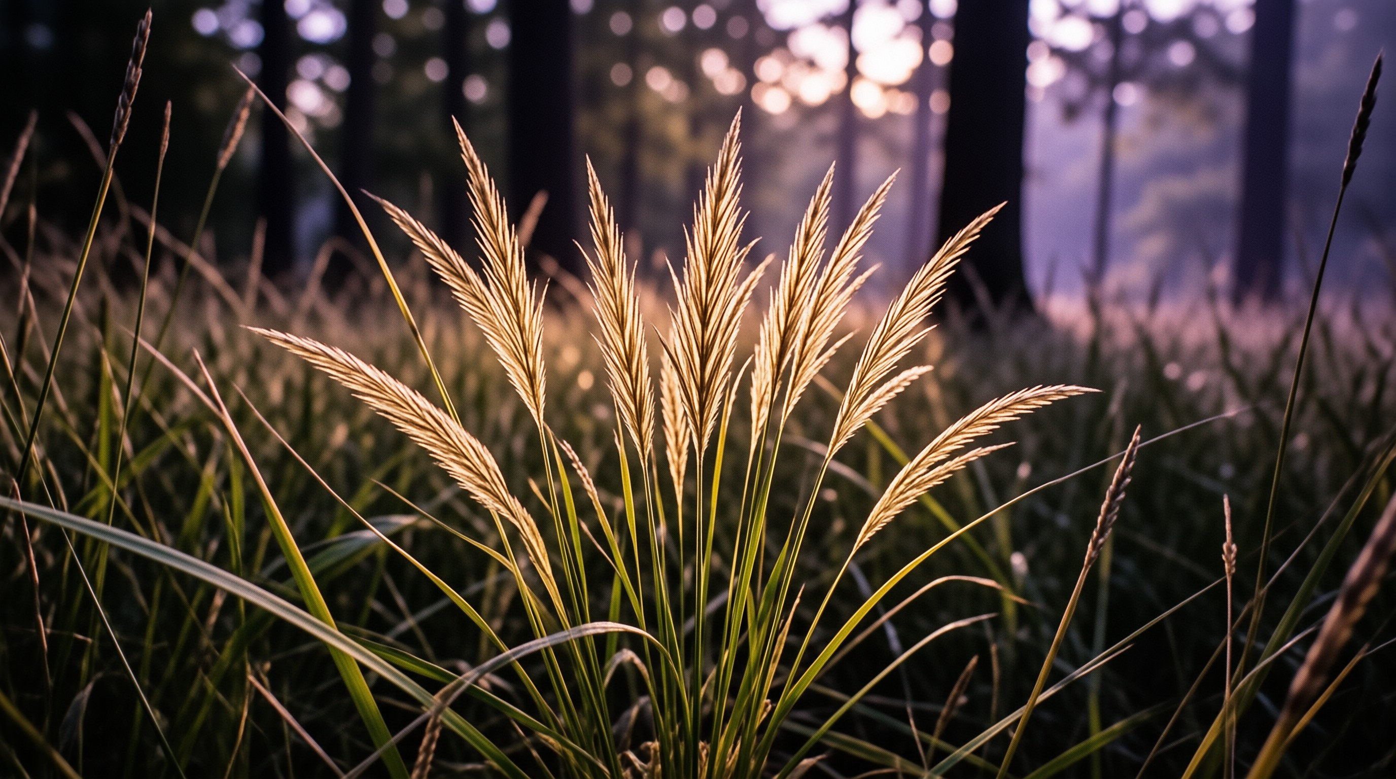 Golden Grass in the Sun
