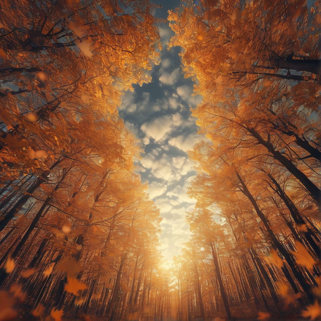Autumn Forest Sunrise