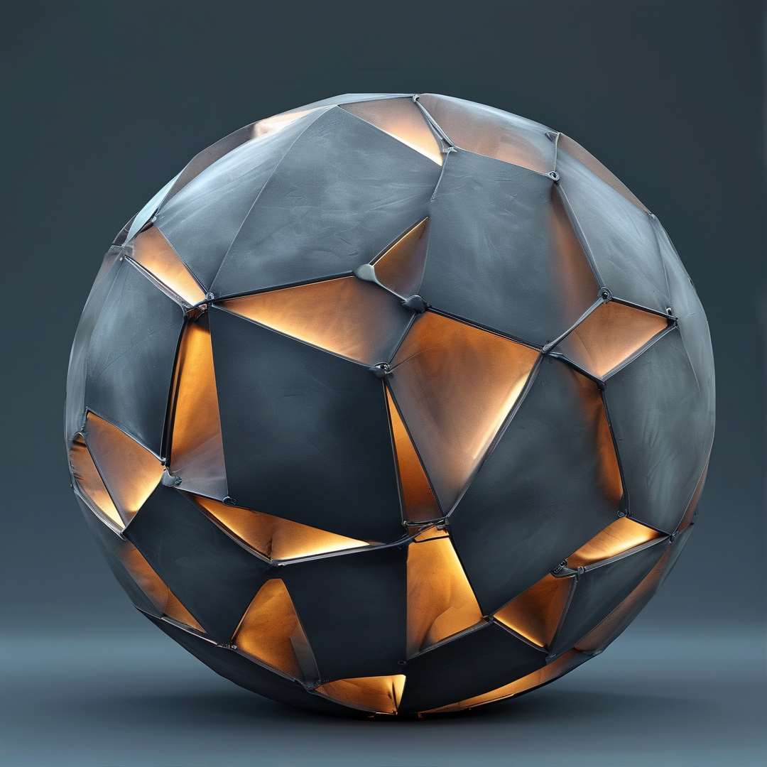 Geometric Glowing Sphere