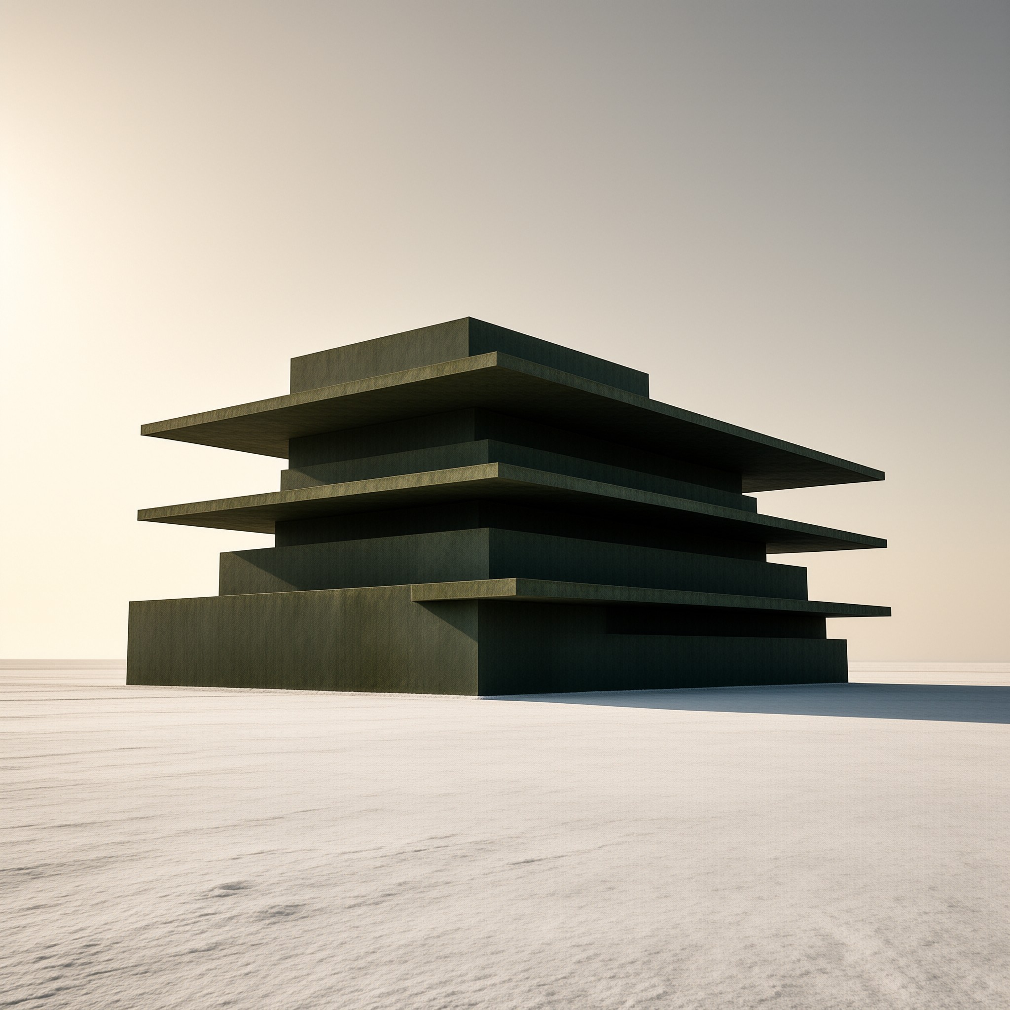 Minimalist Desert Structure