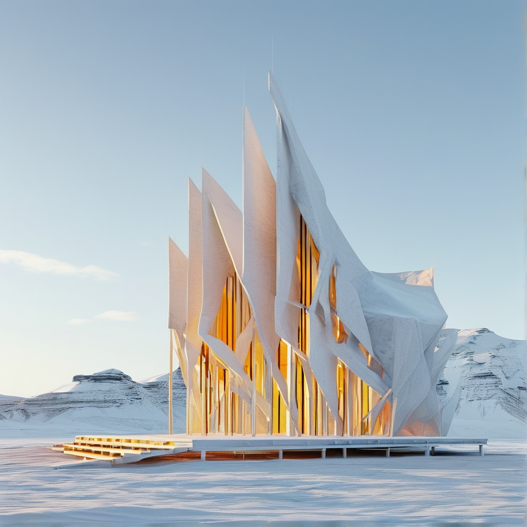 Futuristic Snow Architecture