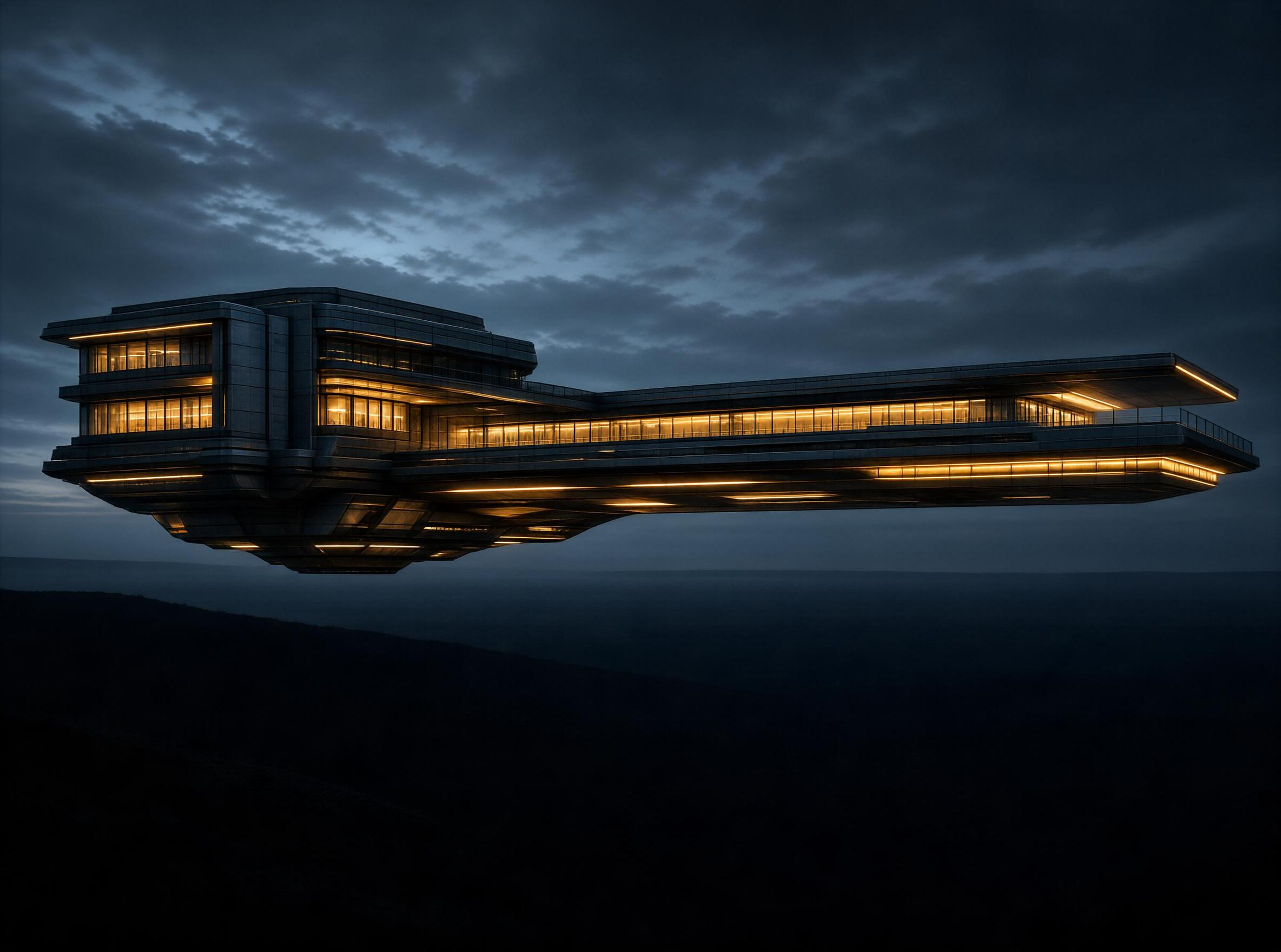 Futuristic Floating Structure