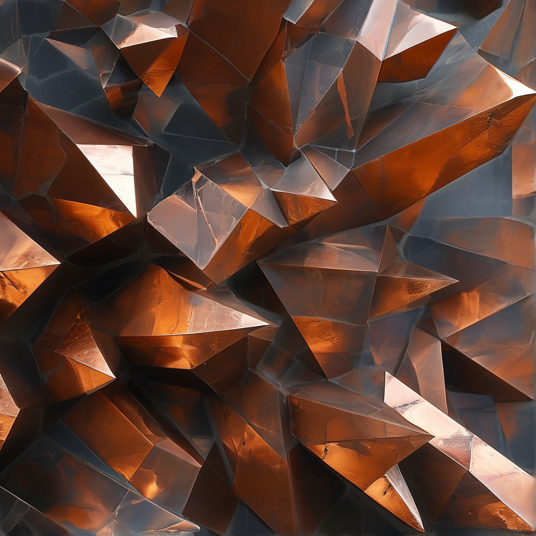 Abstract Copper Geometry