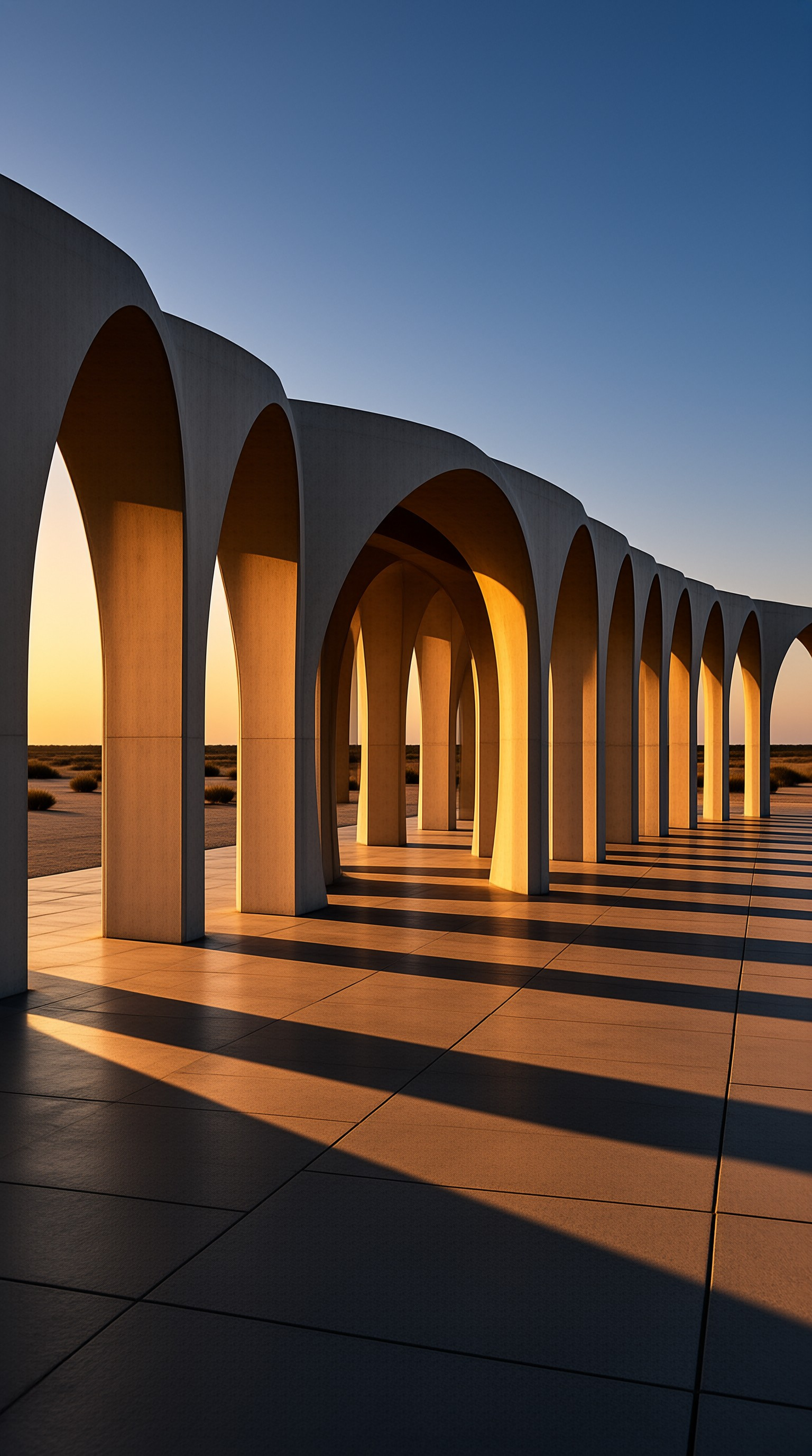 Desert Arches at Golden Hour