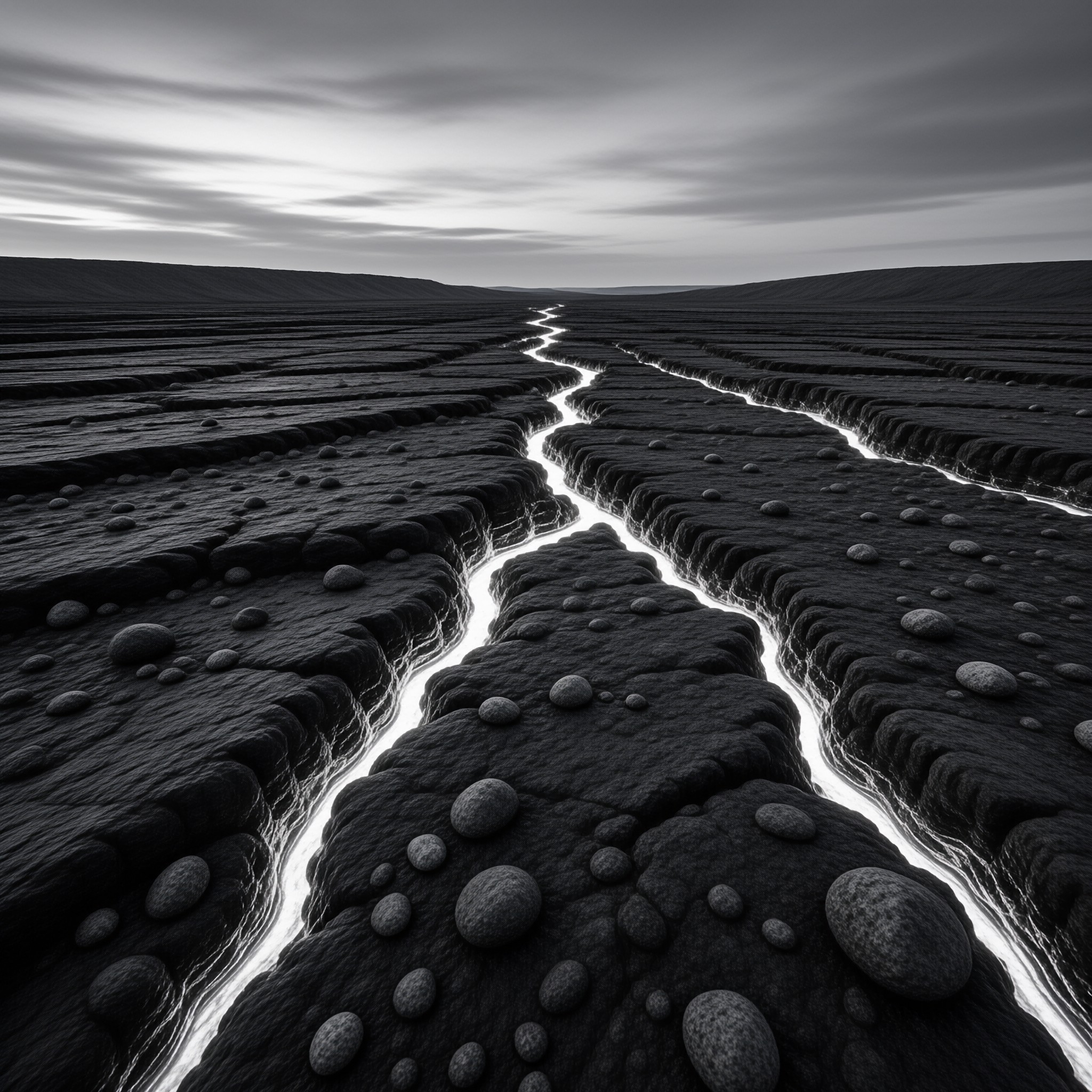 Dark Winding Waterway