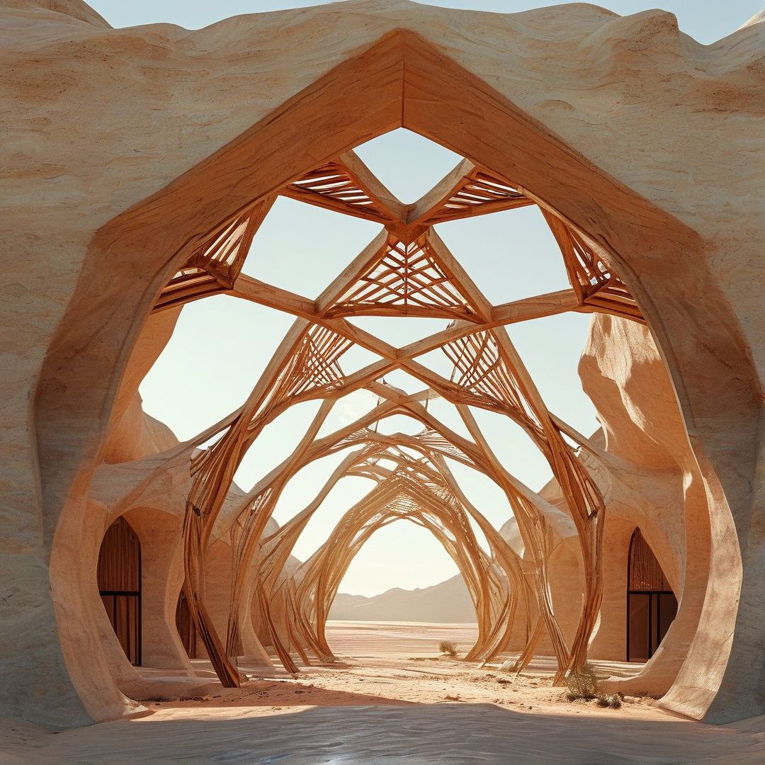 Futuristic Desert Structure