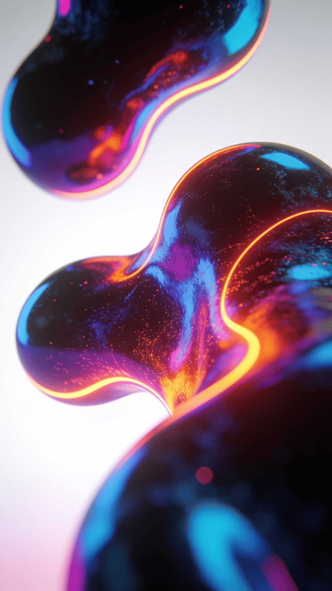 Neon Fluid Blob
