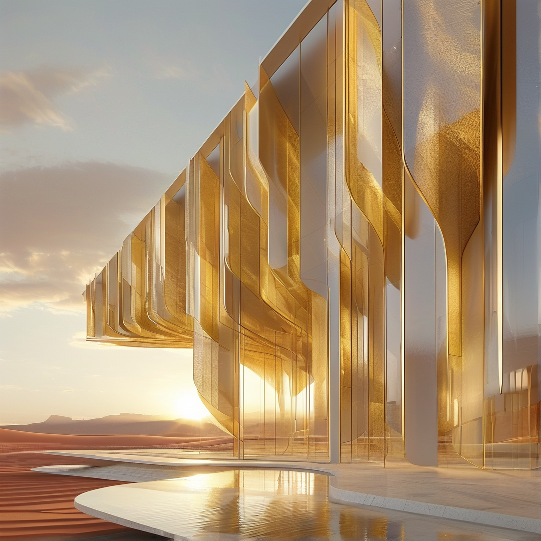 Golden Desert Architecture