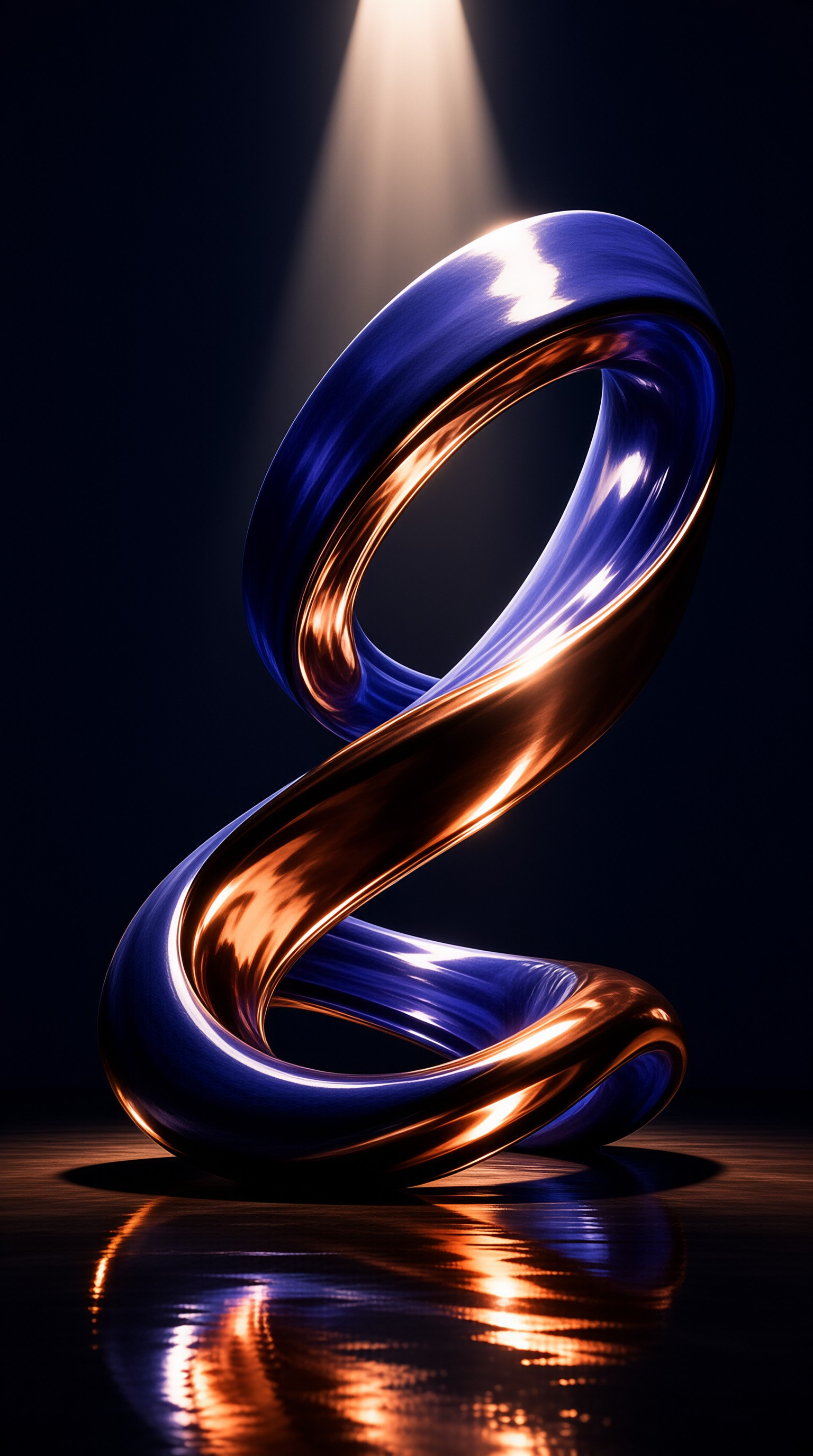 Abstract Metallic Sculpture