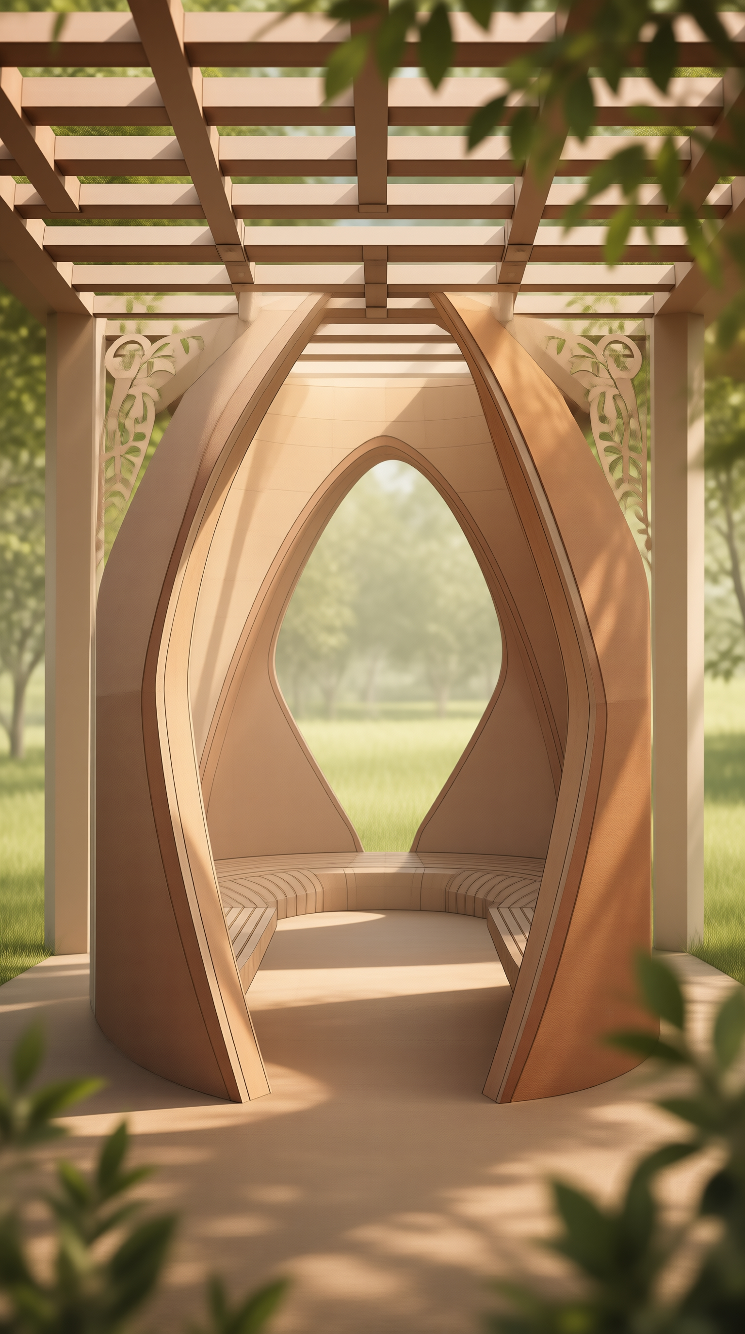 Architectural Wooden Pergola