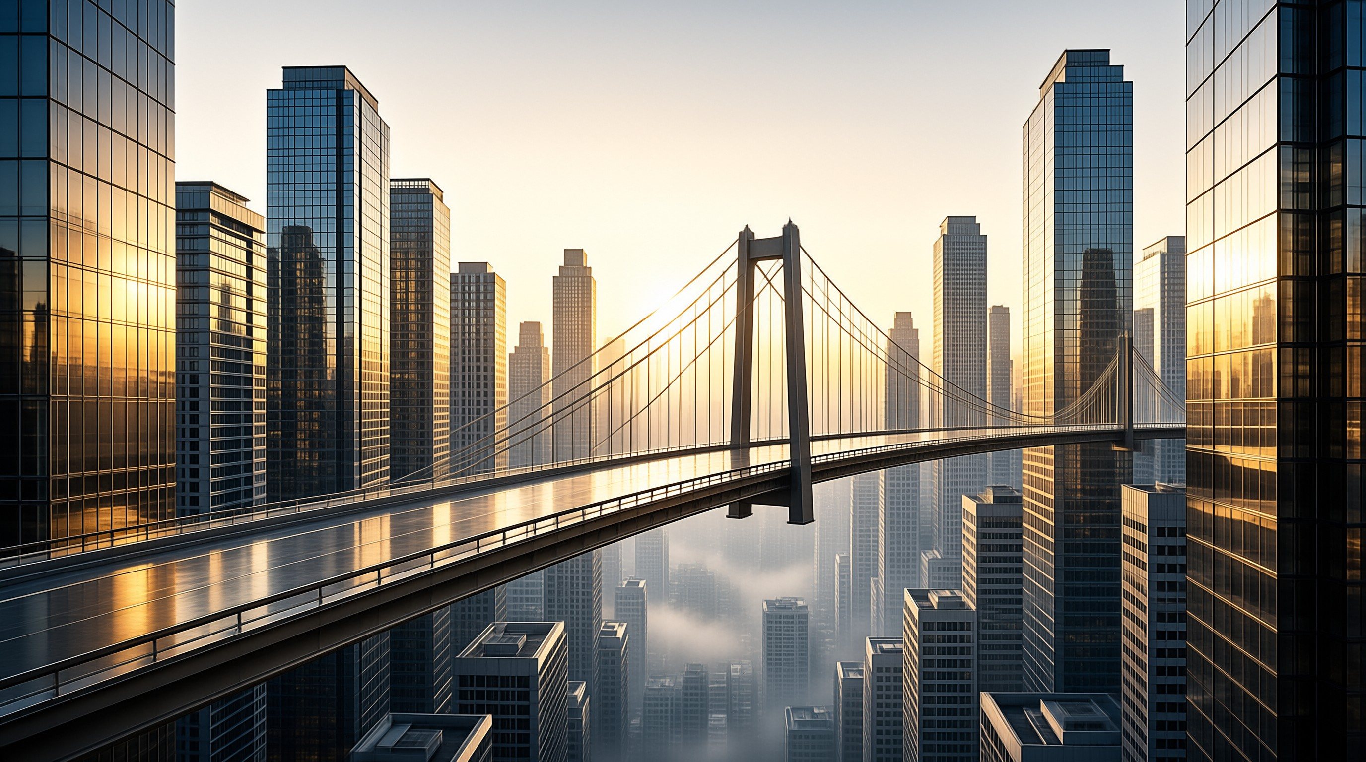 Futuristic City Bridge