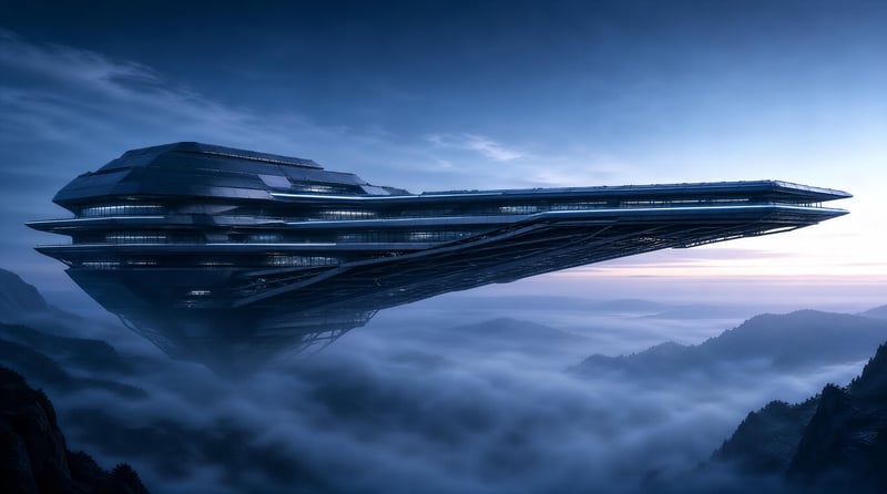 Futuristic Floating Structure