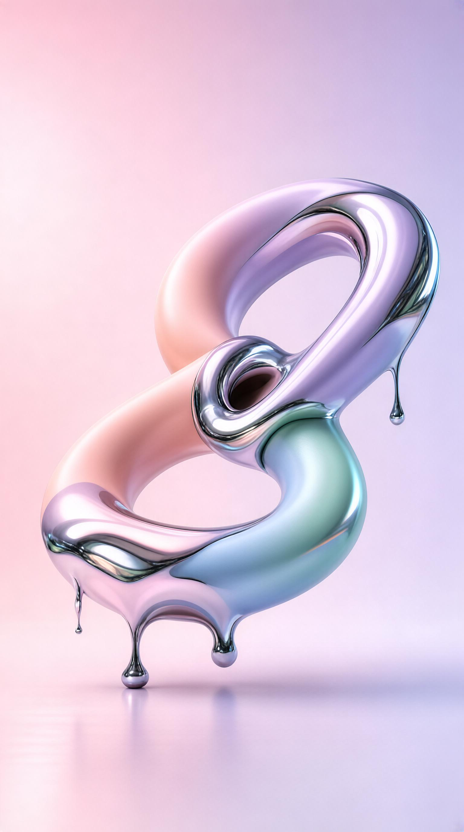 Iridescent Metallic Loop