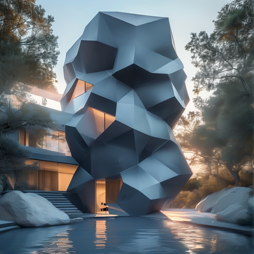 Modern Geometric Pavilion