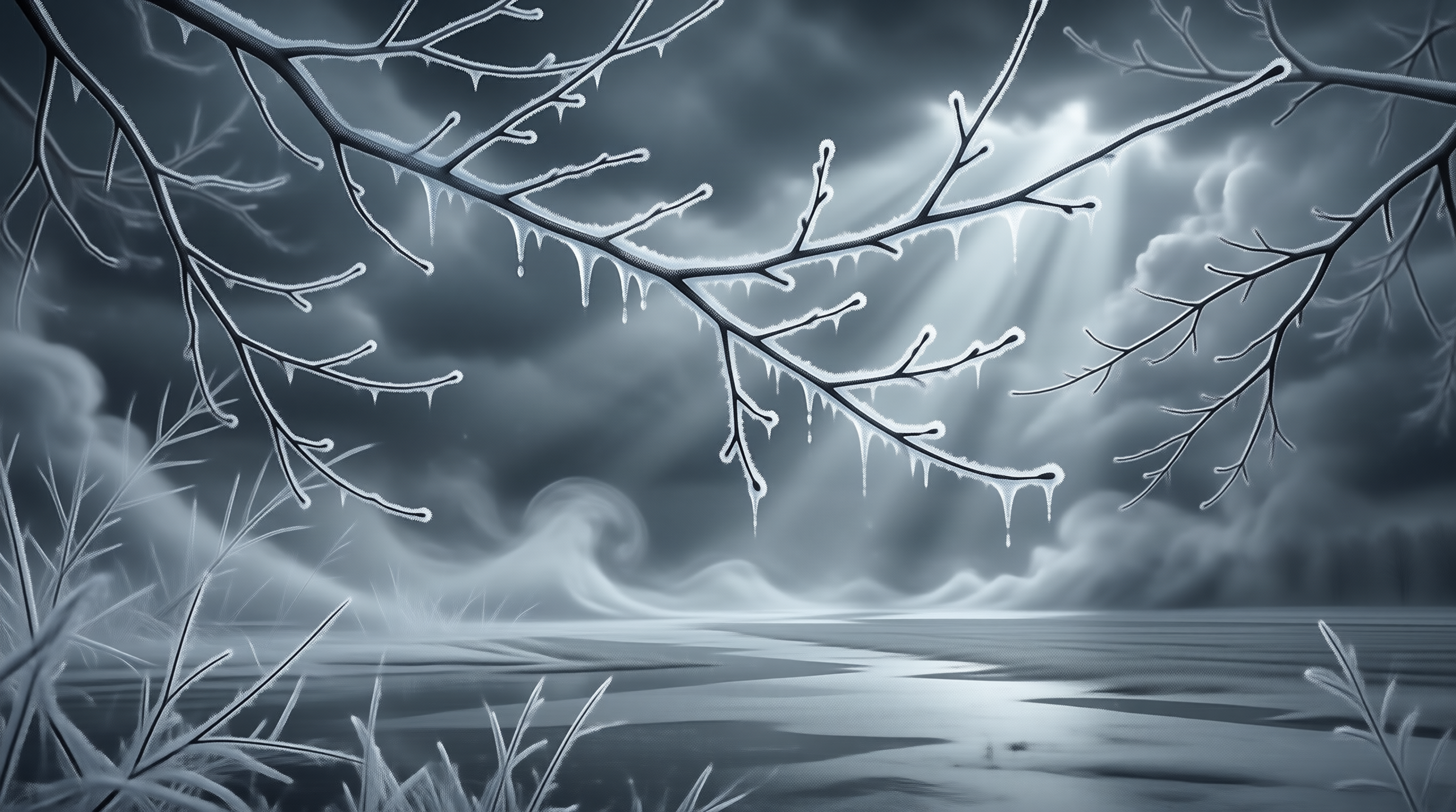 Frozen Winter Landscape